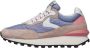 Voile blanche Suede and technical fabric sneakers Qwark Hype Woman Multicolor Dames - Thumbnail 1