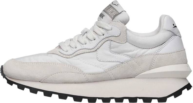 Voile Blanche Suede and technical fabric sneakers Qwark Hype Woman
