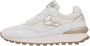 Voile blanche Suede and technical fabric sneakers Qwark Hype Woman White Dames - Thumbnail 2