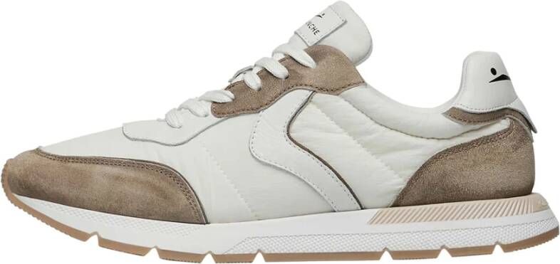 Voile blanche Suede and technical fabric sneakers Storm 015 MAN Multicolor Heren