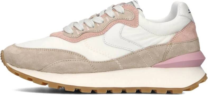 Voile Blanche Suède Dames Sneakers Hype