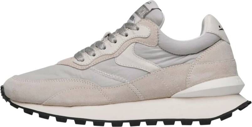 Voile Blanche Suède en Stoffen Sneakers