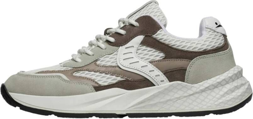 Voile Blanche Suède en Stoffen Sneakers