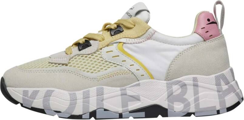 Voile Blanche Suède en technische stoffen sneakers