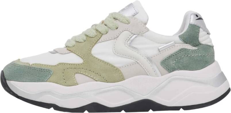 Voile Blanche Suède en technische stoffen sneakers