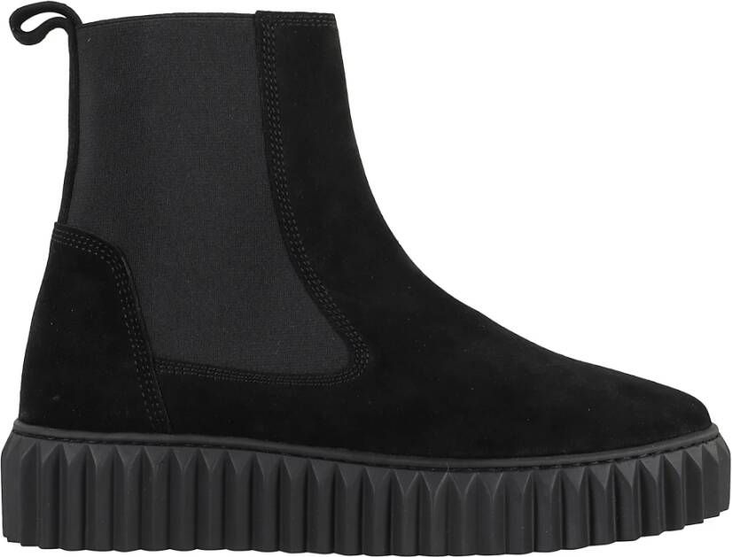 Voile Blanche Suede Mode Sneakers