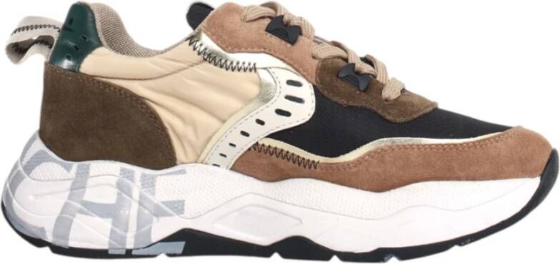 Voile Blanche Veelzijdige Sneaker met Bovenwerk van Suède Stof Nylon - Foto 2