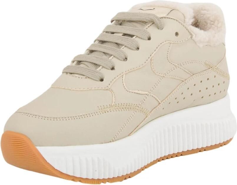 Voile Blanche Beige Actieve Sneakers voor Vrouwen