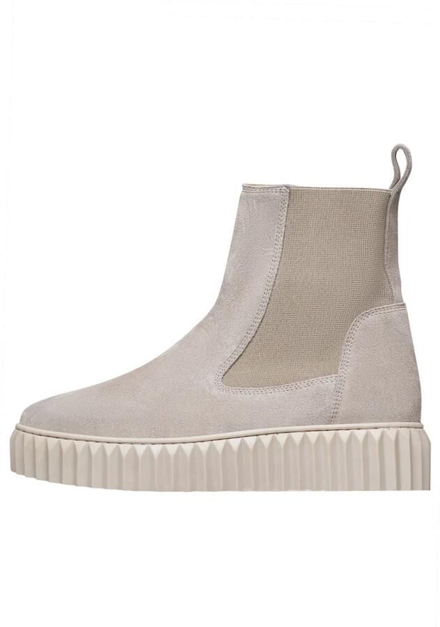 Voile Blanche Groene Suède Enkellaars Sneaker Zool - Foto 3