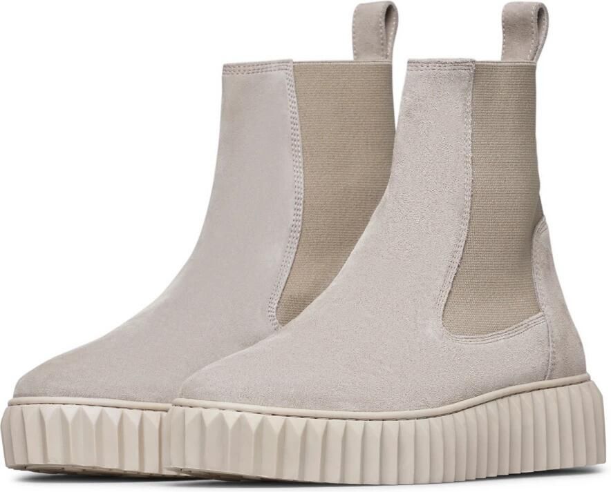 Voile Blanche Groene Suède Enkellaars Sneaker Zool - Foto 2