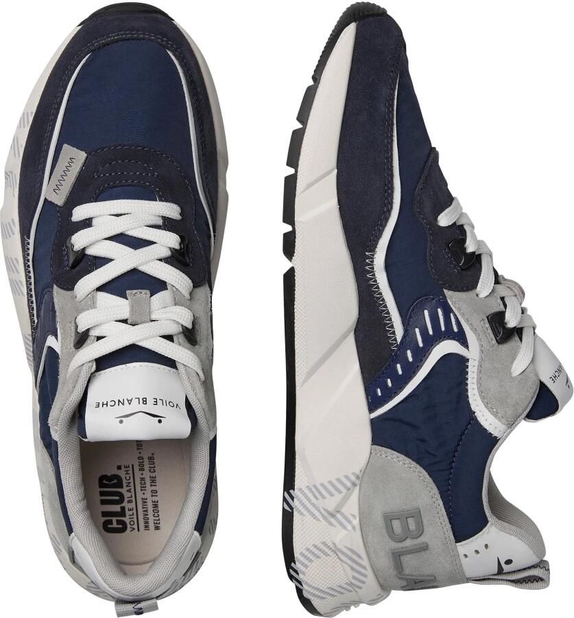 Voile Blanche Leren en Nylon Sneakers - Foto 2