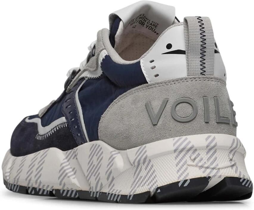 Voile Blanche Leren en Nylon Sneakers - Foto 3