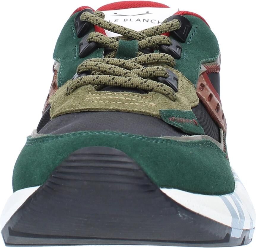 Voile blanche Groene Actieve Sneakers voor Heren Green - Foto 2