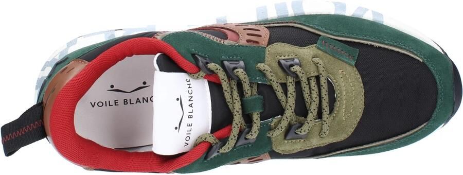 Voile blanche Groene Actieve Sneakers voor Heren Green - Foto 8