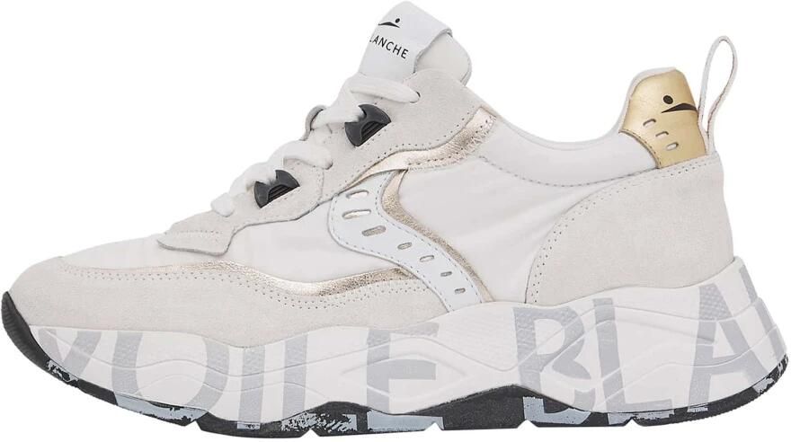 VOILE BLANCHE Lage Sneakers Dames Club105 Maat: 36 Materiaal: Suède Kleur: Wit - Foto 3