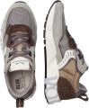 Voile Blanche CLUB01 Suède en stoffen sneaker - Grijs