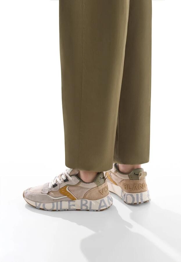 Voile Blanche Beige Sneaker voor een stijlvolle uitstraling - Foto 4