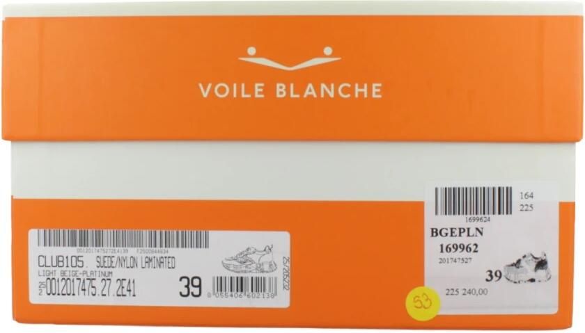 Voile Blanche Beige Suede Nylon Sneaker Club Sneakers - Foto 7