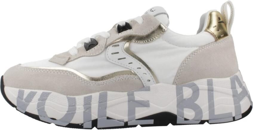 Voile blanche Low-Top Sneakers Trekking-Inspired White Sneakers With Technical Fa in beige - Foto 7