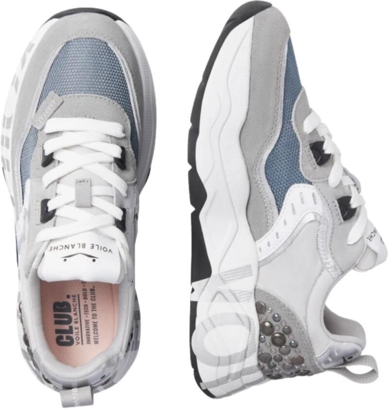 Voile Blanche Club105 Sneakers Loodgrijs