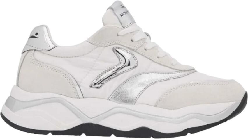 VOILE BLANCHE Lage Sneakers Dames Club108 Maat: 38 Materiaal: Suède Kleur: Wit - Foto 4