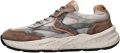 Voile blanche Lage Sneakers 1D71 CLUB22 BROWN - Bruin