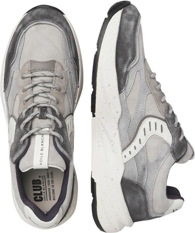 Voile blanche Sneakers laag 'CLUB22.' antraciet
