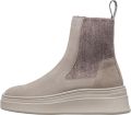 Voile Blanche Flaurence Leren en stoffen laarzen - Grijs