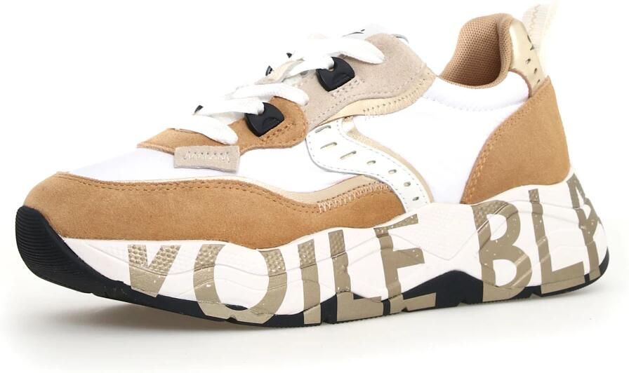 Voile blanche Low-Top Sneakers Leather Sneakers With Chunky Sole in wit - Foto 4