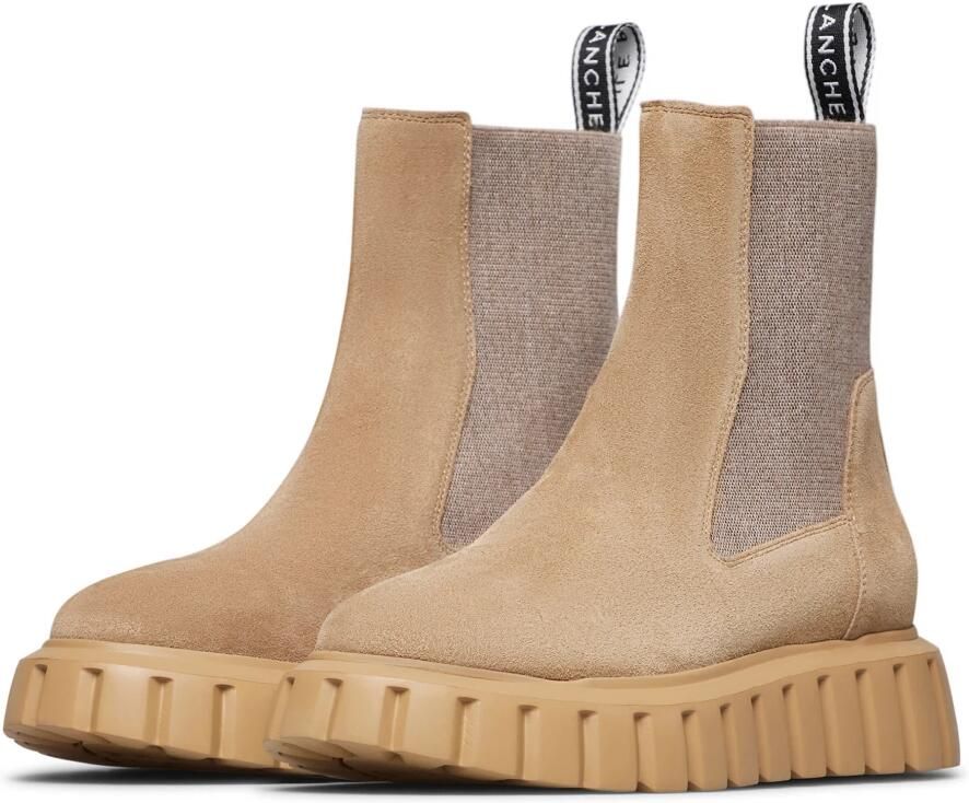 Voile Blanche Grenelle Chelsea Suède Enkellaarsjes