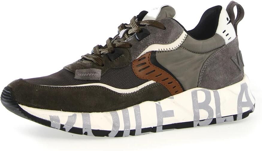 Voile blanche Suède Sneakers met Lichtgewicht Rubberen Zool Multicolor Heren - Foto 3