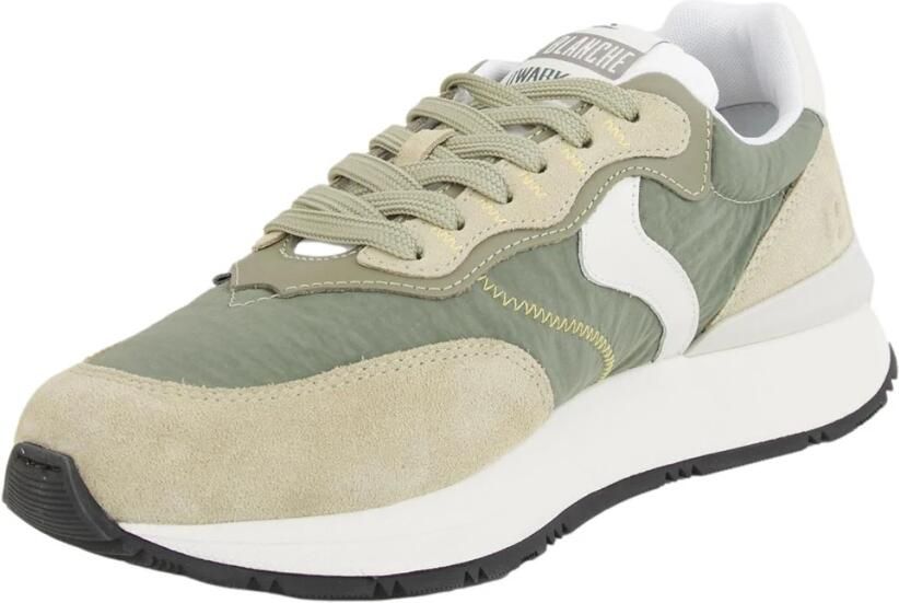 Voile Blanche Groene Sneaker Stijlvolle Casual Schoenen