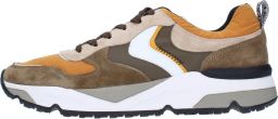 Voile blanche Geknoopte Taupe Oranje Schoenen voor Heren Green