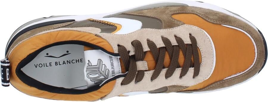 Voile blanche Geknoopte Taupe Oranje Schoenen voor Heren Green - Foto 5