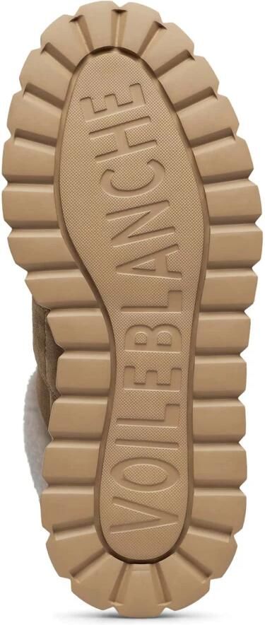 Voile Blanche Leather and wool boots Grenelle Lace Buckle Lining FUR