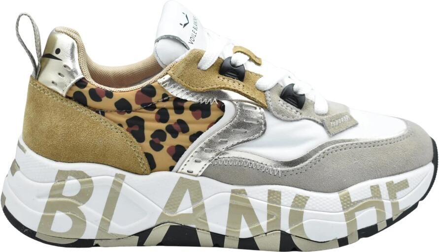 Voile Blanche Leo Print Veterschoenen