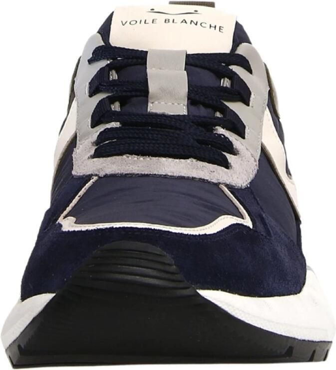 Voile Blanche Leren en Stoffen Sportieve Sneaker - Foto 2