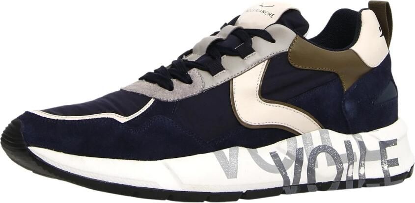 Voile Blanche Leren en Stoffen Sportieve Sneaker - Foto 3