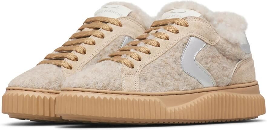 Voile Blanche Lipari Fur Sneakers - Foto 4