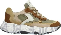 Voile blanche Suede and fabric sneakers Club107. Multicolor Dames