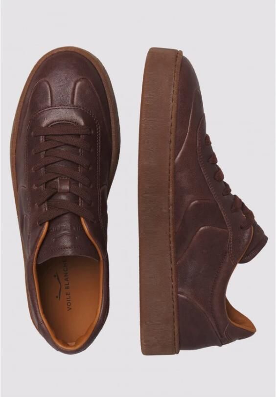 Voile blanche Sneakers laag 'MIND 02' donkerbruin