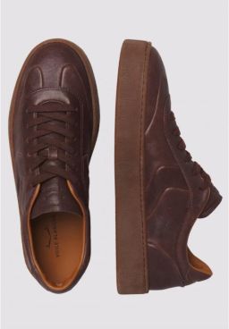 Voile blanche Sneakers laag 'MIND 02' donkerbruin