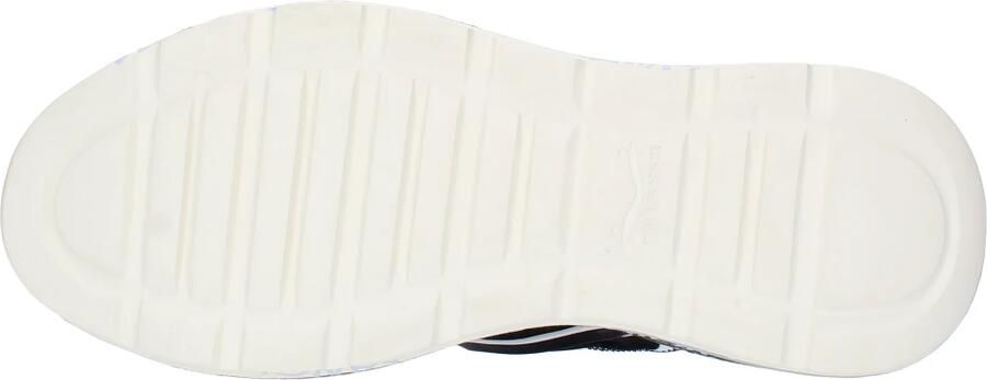 Voile blanche Leather and fabric sneakers Shine. Black Heren - Foto 6