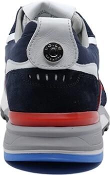 Voile blanche Blauwe Sneakers met Leren en Stoffen Voering Blauw Heren - Foto 4