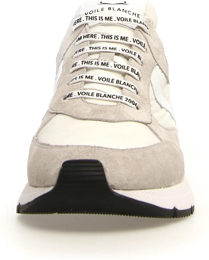 Voile blanche Storm Race Suede Nylon Herenschoen White Heren - Foto 2