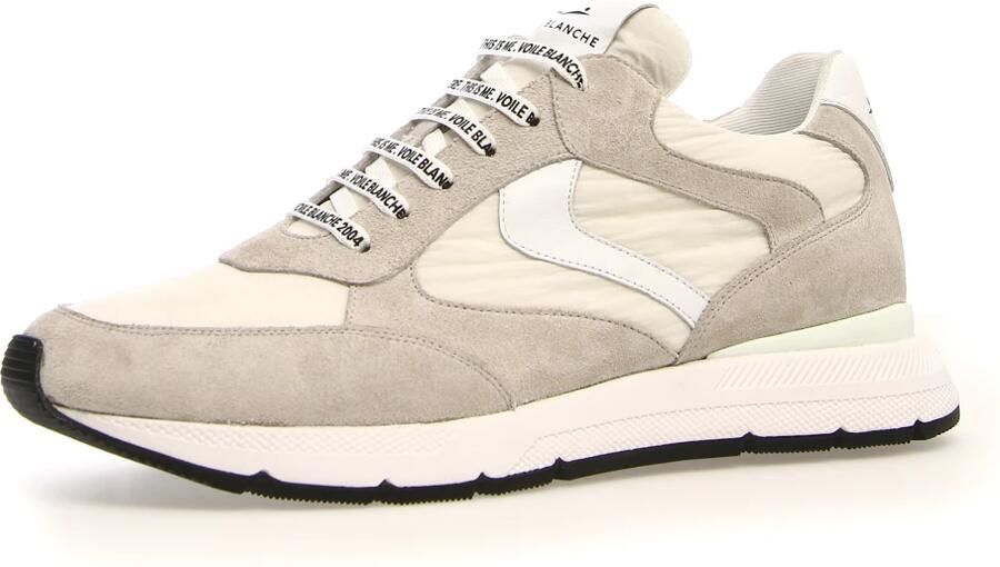Voile blanche Storm Race Suede Nylon Herenschoen White Heren - Foto 3