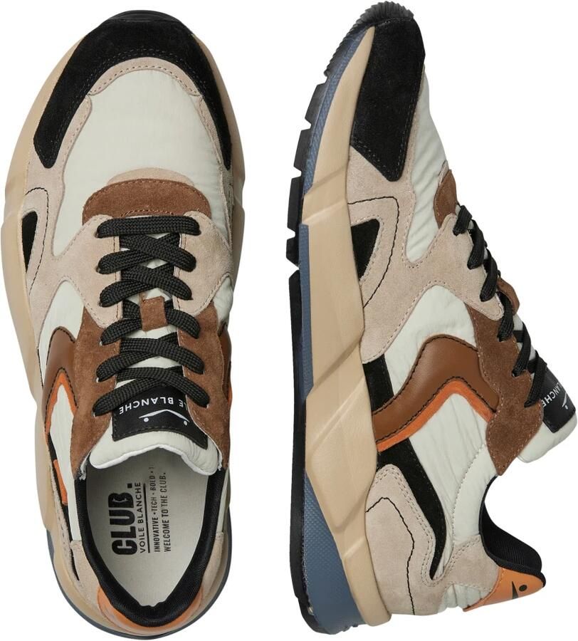 Voile Blanche Suede and fabric sneakers CLUB19. - Foto 2