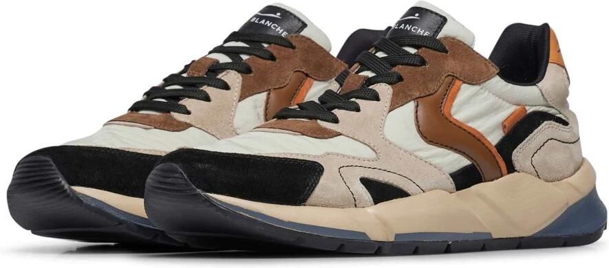 Voile Blanche Suede and fabric sneakers CLUB19. - Foto 5