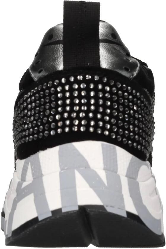 Voile Blanche Suède en leren sneakers met strass - Foto 3