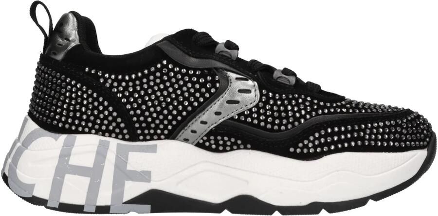 Voile Blanche Suède en leren sneakers met strass - Foto 4
